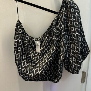 New With Tags- Banana Republic- One shoulder top- Med